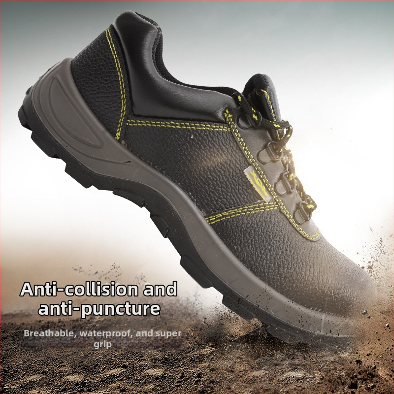 Izolačné bezpečnostné topánky s oceľovým nosom, priedušná pravá koža, stredná výška, pre stavebný sektor