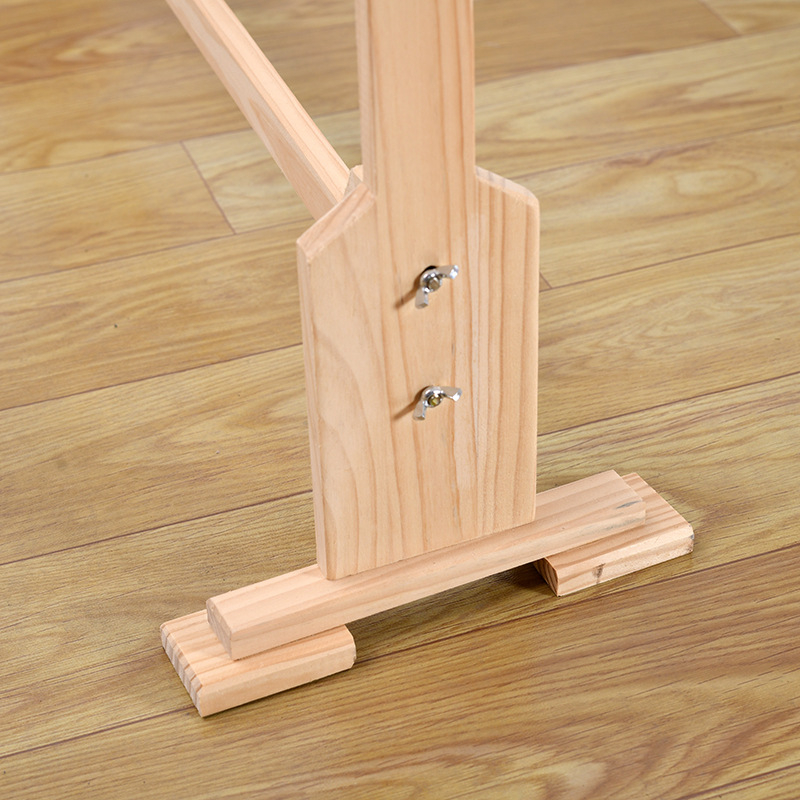 Vertikalni stalak za križićno šivanje, borovo drvo, moderan minimalistički dizajn, podrijetlo Longquan.