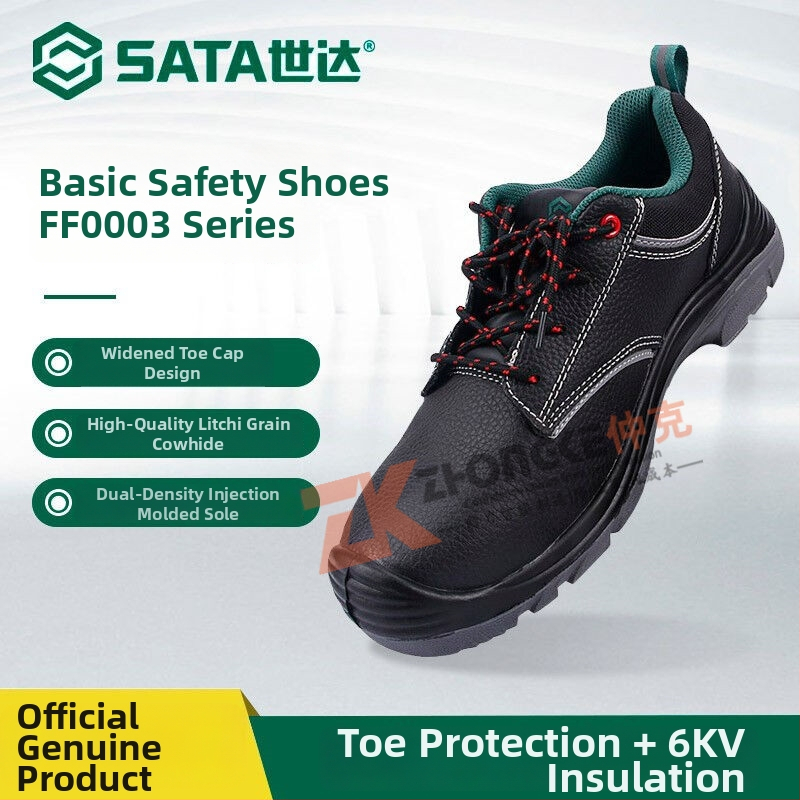 Izolačné pracovné topánky z teľej kože, nízky vrch, proti nárazu, 6 kV izolácia
