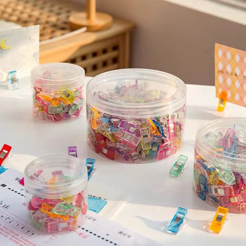 Πλαστικό κλιπ ραφής για ευθυγράμμιση άκρων και ραφών, μοντέλο Sewing Clip; μη διπλώνεται; κατάλληλο για εσώρουχα, καπέλα, κοστούμια, γραβάτες και σεντόνια; πακέτο 10000 τεμάχια