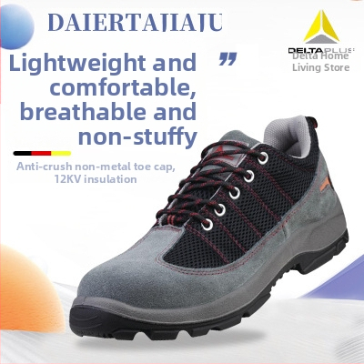 Izolované bezpečnostné topánky s nízkym vrškom a sieťovým materiálom