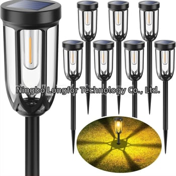 Solarna svjetiljka za travu s volframovom niti, visoka rasvjeta staze u krajoliku, retro cilindrična vrtna lampa