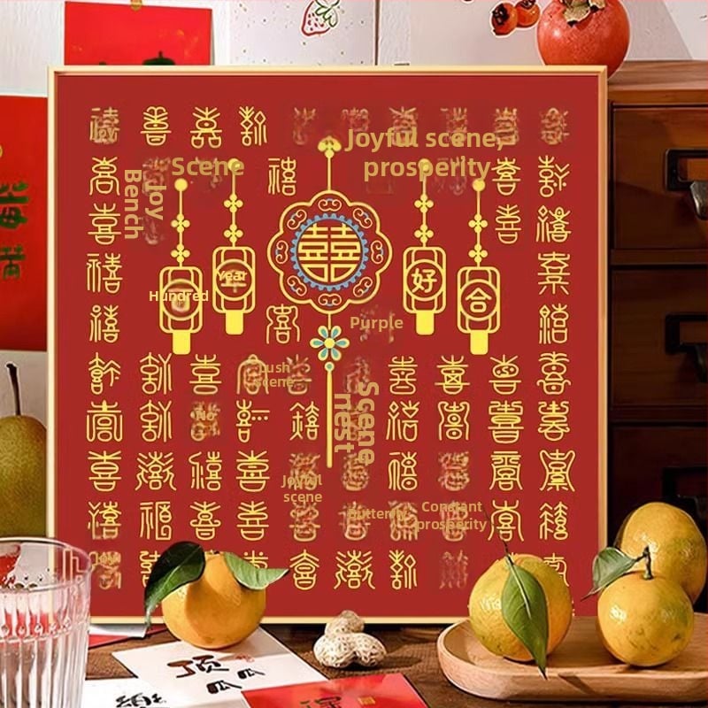 Kit broderie încrucișată Festiv pe pânză 11CT, DIY ușor de cusut, stil modern minimalist