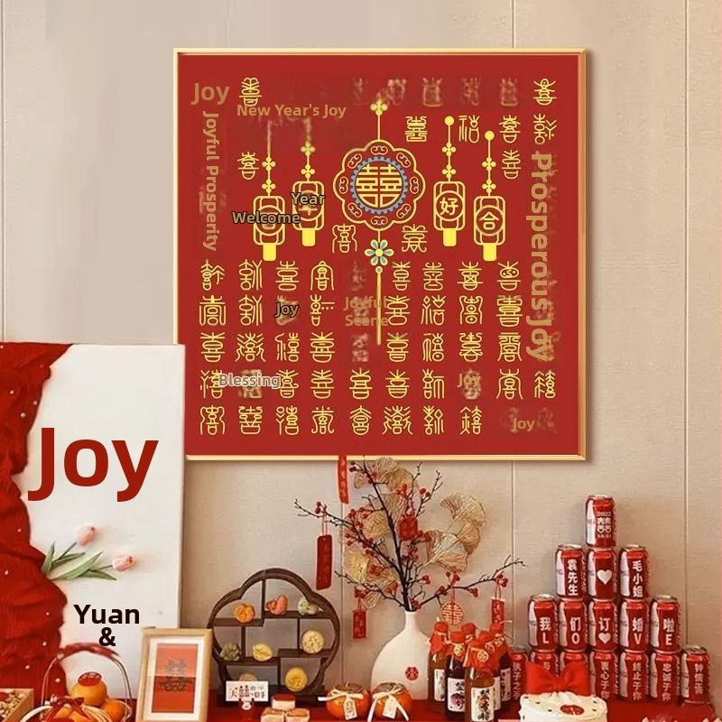 Kit broderie încrucișată Festiv pe pânză 11CT, DIY ușor de cusut, stil modern minimalist