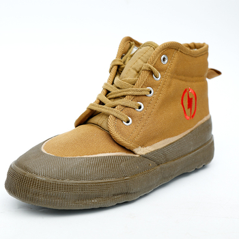 Μονωμένα Παπούτσια 5KV για Ηλεκτρολόγους, Υψηλό Άνω Μέρος, Καουτσούκ και Καμβά, Προστασία από Ηλεκτρικούς Κινδύνους