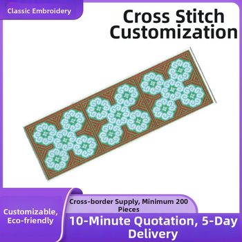 Samolepiaca výšivková nášivka s motívom počítačovej výšivky, na oblečenie a doplnky, polyesterová niť