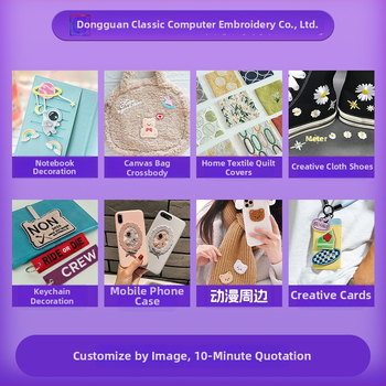 Samolepiaca výšivková nášivka s motívom počítačovej výšivky, na oblečenie a doplnky, polyesterová niť