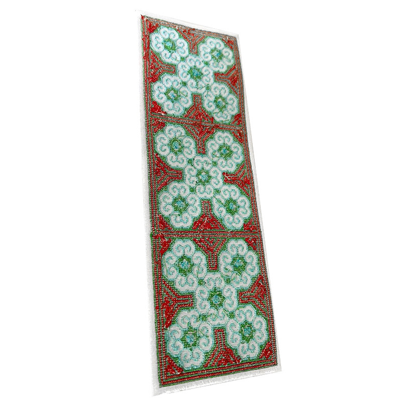 Samoljepljiva zakrpa za križno šivanje s motivom računalne izveze, za odjeću i dodatke, poliester vlakno