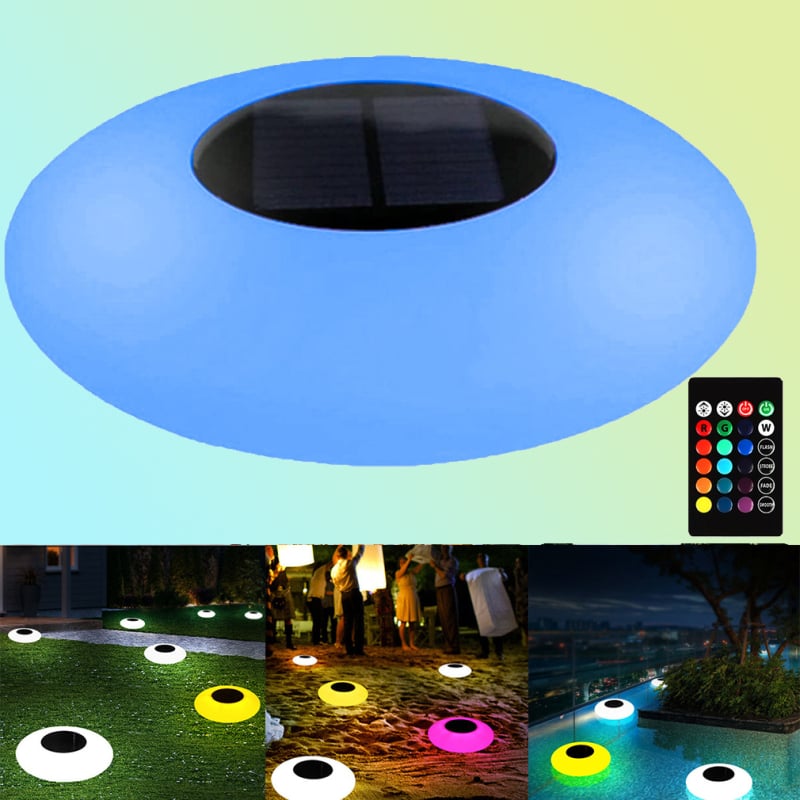 Solarna LED rasvjeta za bazen (JT6458, staklo, IP66, 600W, >36 sati rada)