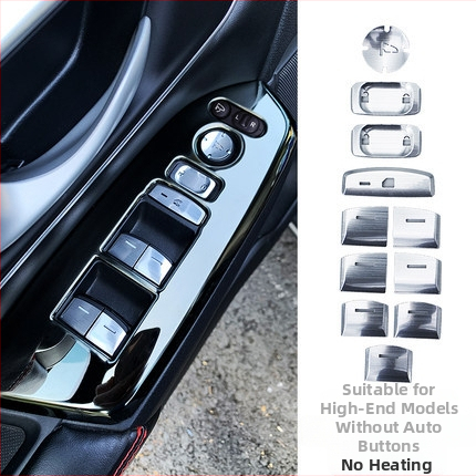 Dekorativna naljepnica za prekidač prozora od aluminijske legure za Honda CR-V (2017–2019, hibrid) s prilagodljivom obradom
