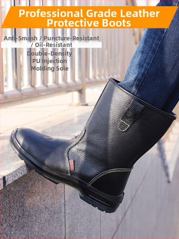 Pantofi de protecție izolați pentru bărbați, cu guler înalt, talpă PU