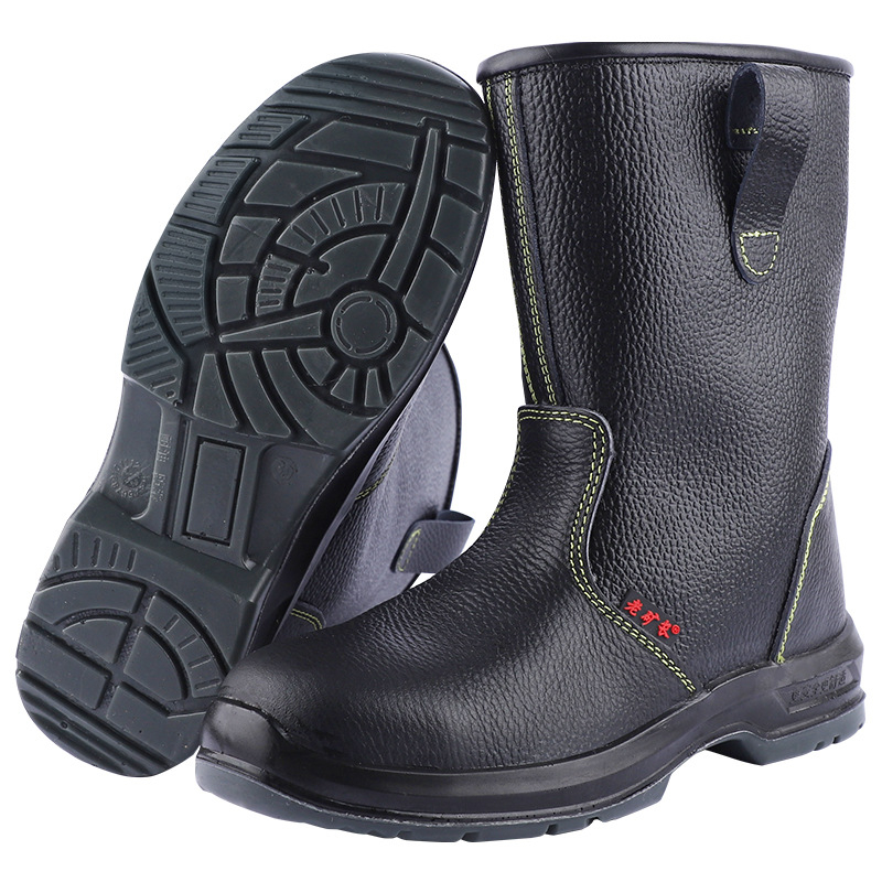 Pantofi de protecție izolați pentru bărbați, cu guler înalt, talpă PU