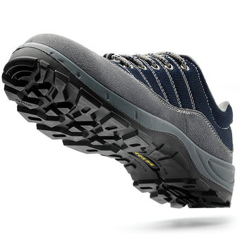 Pracovná obuv s oceľovou špičkou, proti nárazu a prepichnutiu, priedušná, odolná voči opotrebeniu, nubuková koža