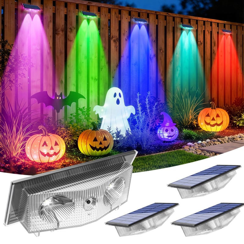 Solarna zidna svjetiljka za vanjsku upotrebu – wall washer, IP65 vodootporna, LED diode, model Ts-G0702, 6–12 sati kontinuiranog osvjetljenja
