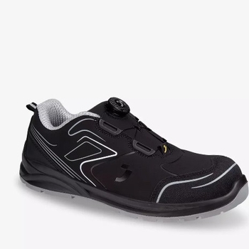 Pantofi de protecție CADOR S3 LOW TLS, Piele microfibră impermeabilă, Design cu talpa joasă, Vârf nemetalic, Anti-alunecare și anti-perforație