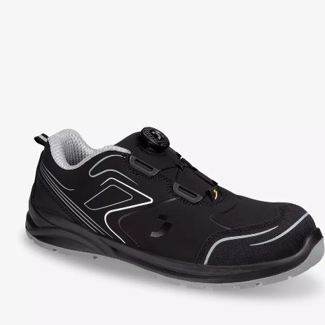 Pantofi de protecție CADOR S3 LOW TLS, Piele microfibră impermeabilă, Design cu talpa joasă, Vârf nemetalic, Anti-alunecare și anti-perforație