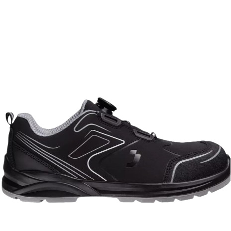 Pantofi de protecție CADOR S3 LOW TLS, Piele microfibră impermeabilă, Design cu talpa joasă, Vârf nemetalic, Anti-alunecare și anti-perforație