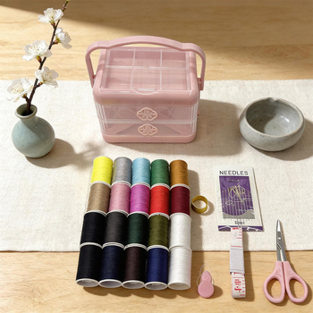 Kućni šivaći set s alatima za križno šivanje, prenosni mini set za dom