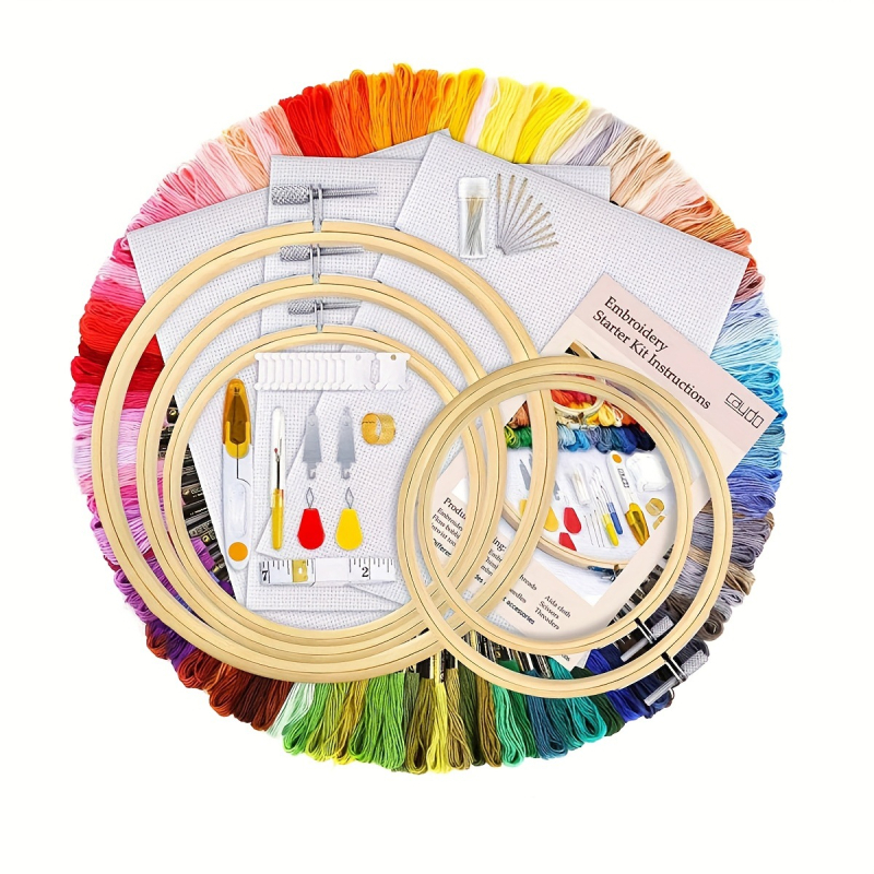 Комплект инструменти за кръстат бод за бродерия, пластмасови, модерен минималистичен стил, Артикул JX21051205