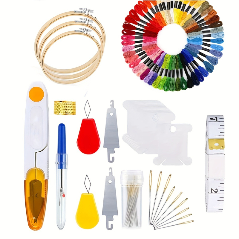 Комплект инструменти за кръстат бод за бродерия, пластмасови, модерен минималистичен стил, Артикул JX21051205