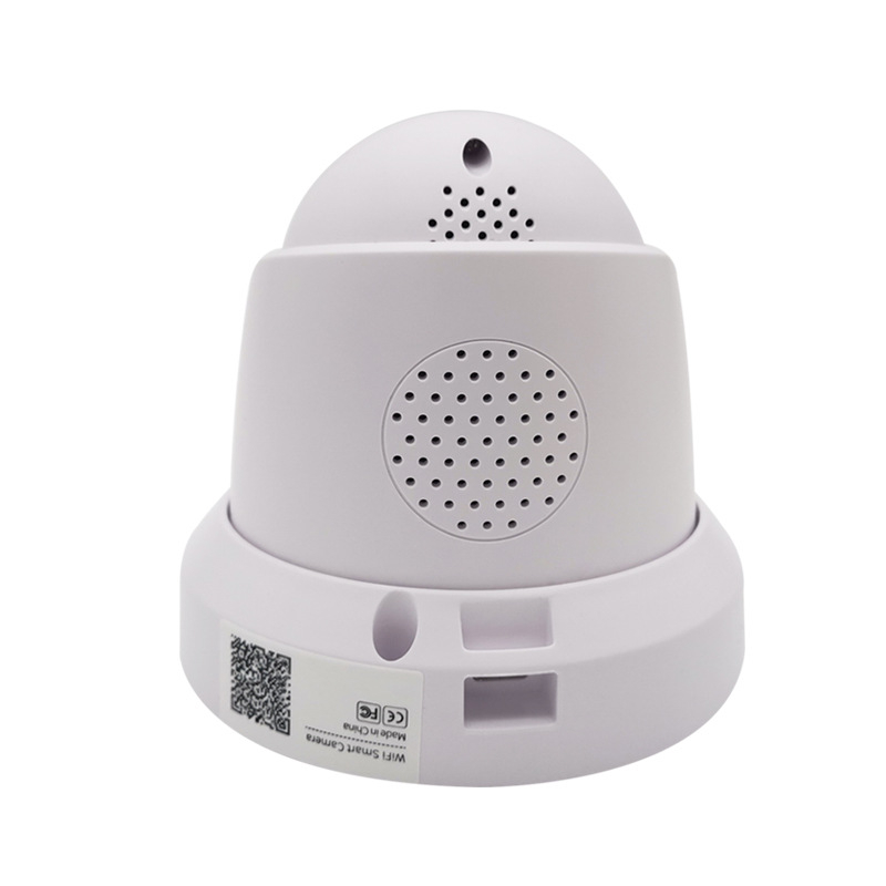 Vezeték nélküli WiFi felügyeleti kamera — PTZ forgatás, HD éjjellátás, beltéri használat, mennyezetre szerelhető (DC12V, tömeg 0,4 kg, márka V380)