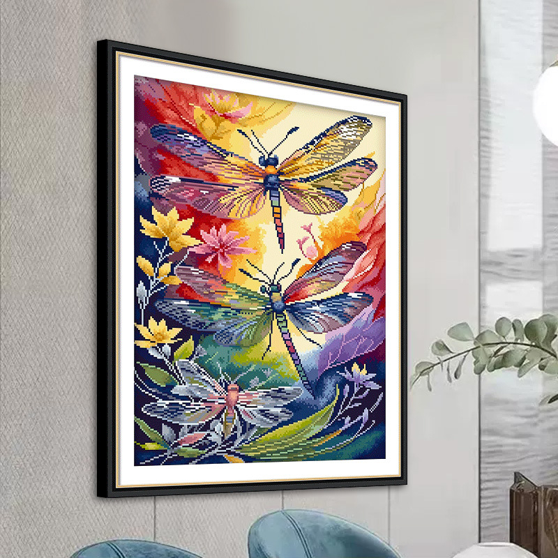 Cherish keresztszemes készlet – pamut, 14-count, tájkép minta, rajzfilmszerű stílus