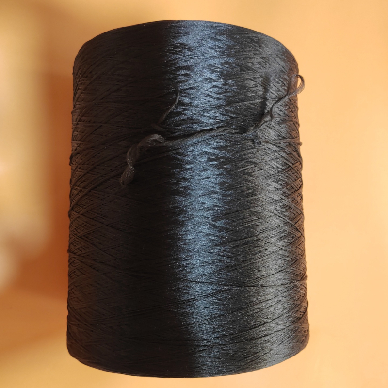 Νήμα άκρων — Πολυεστερικό μεταξωτό νήμα με χαμηλή ελαστικότητα, 1 kg, βαφόμενο, κατάλληλο για πετσέτες, ρούχα και οικιακές ύφασες