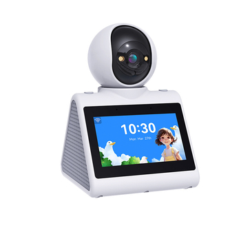 Kétirányú videóhívó kamera Wi-Fi-vel és AI hangfelismeréssel — SECRT, USB 5V, ABS, 450 g, asztali tartó