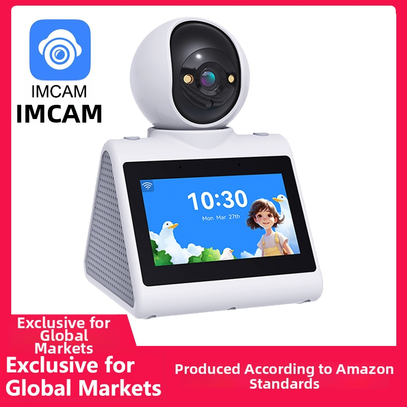 Dvojcestná videohovorová kamera so Wi-Fi a AI hlasovým prebudením — SECRT, USB 5V, ABS materiál, 450 g, stolná montáž