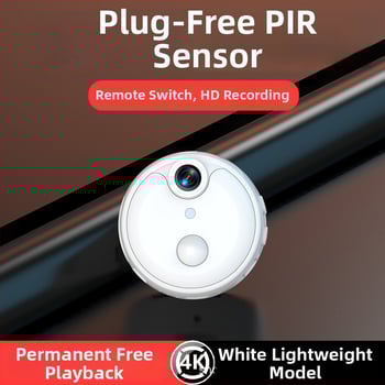 Älykaamera 1080p WiFi mājas uzraudzībai ar 2,8 mm laia vaatenurgaga objektiiv, öine nägemine, liikumise tuvastamine ja alarm-teavitused, mobiilirakenduse tugi