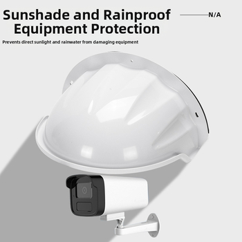 ABS ochranný kryt pre CCTV proti dažďu s blokovaním svetla pre rozpoznávanie tváre, na stenu, vonkajšia odolnosť voči počasiu