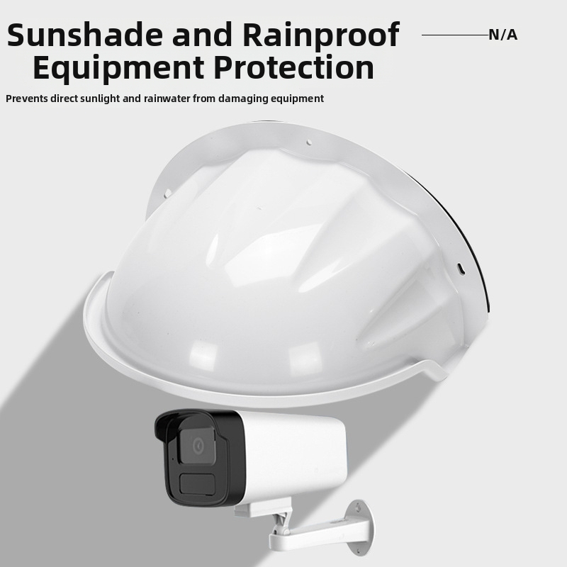 ABS ochranný kryt pre CCTV proti dažďu s blokovaním svetla pre rozpoznávanie tváre, na stenu, vonkajšia odolnosť voči počasiu