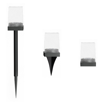 Napelemes kültéri LED lámpa kerthez, vízálló, modell ZX, 5W, üzemidő 6–12 óra