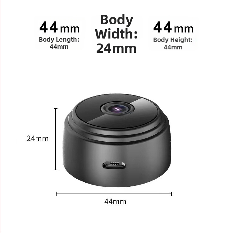 Cameră inteligentă de interior A9, 1080p, obiectiv 6mm, distanță 10–30 m, control prin aplicație mobilă