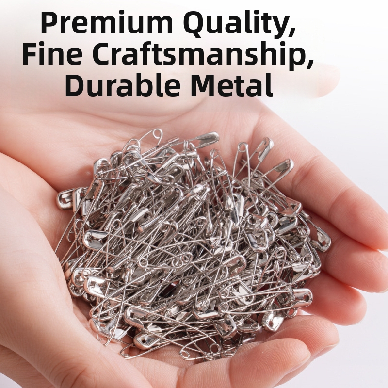 Zdobený špendlík s ohnutým bezpečnostným sponom, oceľ, starý štýl spony, model ts400, balené v krabici