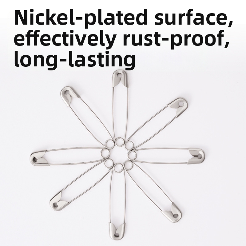 Zdobený špendlík s ohnutým bezpečnostným sponom, oceľ, starý štýl spony, model ts400, balené v krabici