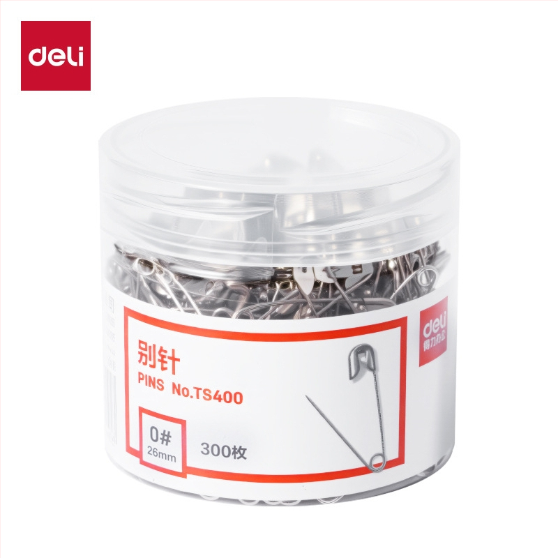 Zdobený špendlík s ohnutým bezpečnostným sponom, oceľ, starý štýl spony, model ts400, balené v krabici