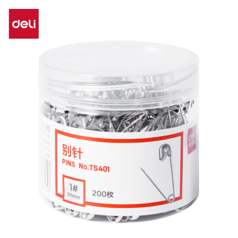 Κυρτή βελόνα ασφαλείας, ατσάλι, παλιού τύπου κούμπωμα, μοντέλο ts400, συσκευασία σε κουτί