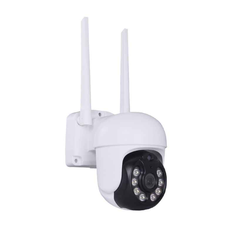 Vanjska HD kamera za nadzor, vodootporna bežična Wi‑Fi kupolna kamera, daljinsko praćenje putem mobitela i NVR sustav za nadzor.