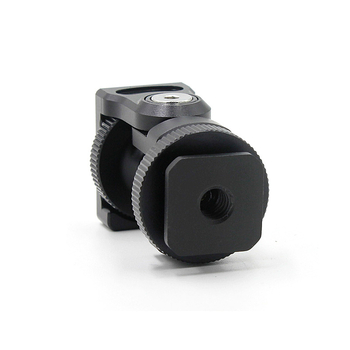 Suport pentru monitor și iluminare pentru cameră SLR, cu amortizare reglabilă, din aliaj de aluminiu, rotație orizontală 360°, înclinare verticală 90°, stabilizator cu hot shoe