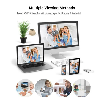 Cameră de rețea, rezoluție 3MP/2K, obiectiv 4 mm, viziune nocturnă cu infraroșu până la 15 m, suport POE și alimentare de 12V, pentru interior