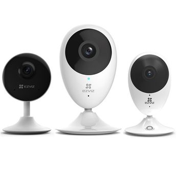 Bezdrôtová vnútorná kamera Ezviz Hikvision — 1080p rozlíšenie, 2,8 mm objektív, 130° uhol záberu, IR nočné videnie až 10 m, inteligentný alarm, kódovanie H.264