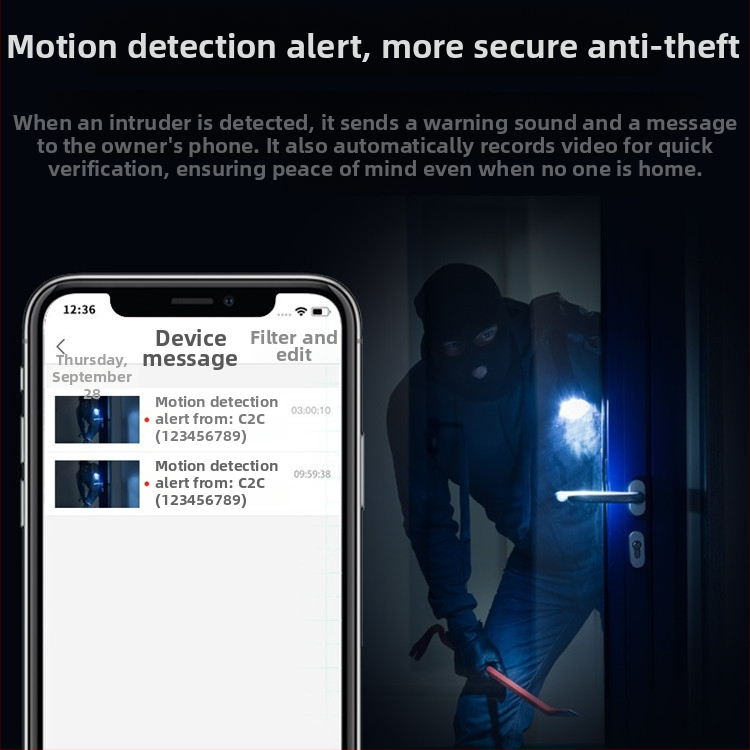 Bezdrôtová vnútorná kamera Ezviz Hikvision — 1080p rozlíšenie, 2,8 mm objektív, 130° uhol záberu, IR nočné videnie až 10 m, inteligentný alarm, kódovanie H.264