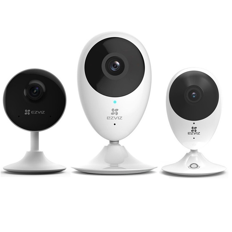 Bezdrôtová vnútorná kamera Ezviz Hikvision — 1080p rozlíšenie, 2,8 mm objektív, 130° uhol záberu, IR nočné videnie až 10 m, inteligentný alarm, kódovanie H.264