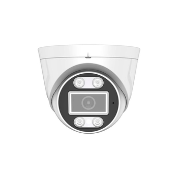 Cameră de supraveghere PoE interioră, tip dom, 4MP/2.5K, viziune nocturnă color completă, cu captare audio, obiectiv 3.6mm