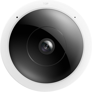 TP-Link TL-IPC55A beltéri panorámafisheye IP kamera, 1mm ultra‑széles látószögű objektív, 2.4GHz Wi‑Fi, 5MP HD, IR éjjellátás, kétirányú audió interkom