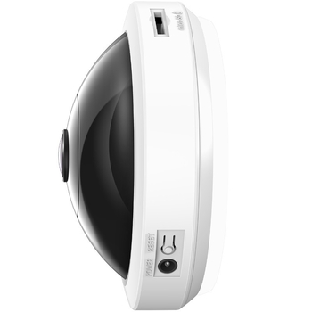 TP-Link TL-IPC55A beltéri panorámafisheye IP kamera, 1mm ultra‑széles látószögű objektív, 2.4GHz Wi‑Fi, 5MP HD, IR éjjellátás, kétirányú audió interkom