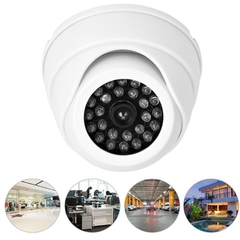 Cameră de supraveghere simulată pentru interior, montaj fără găuri, 3MP/2K rezoluție, lentilă 6mm, IR 60m, 3.3V, temperatură 10–25°C