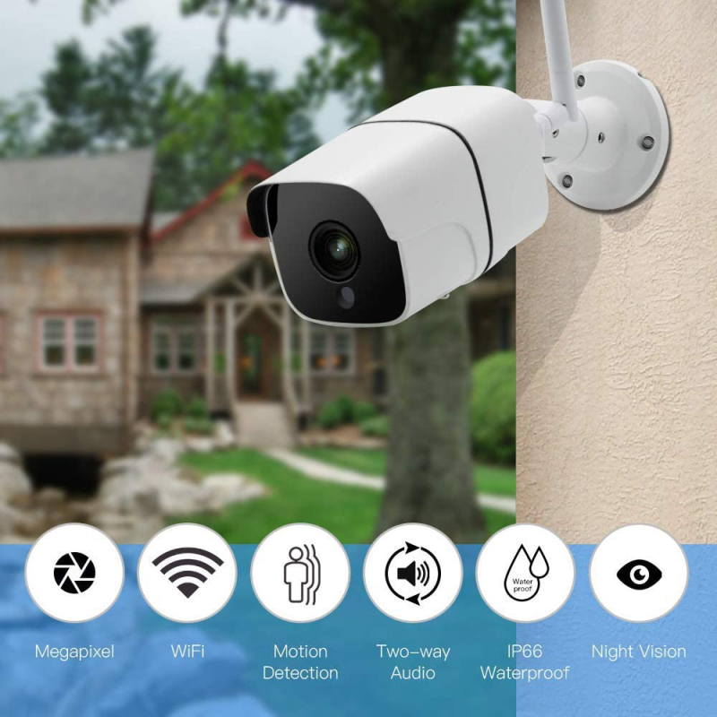 Camera IP 4MP, 0.001 lux, -20–65°C, 12V, pentru exterior impermeabilă
