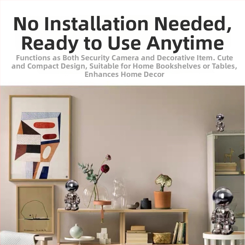 Siseruumide juhtmevaba 4G-kaamera, 360° vaade, HD öönägemine, kaugseire